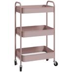 Multifunctionele Trolley Keukentrolley, 3 Planken, 4 Wielen,, Verzenden, Nieuw
