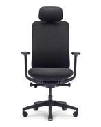 Zinnia bureaustoel, pure black., Huis en Inrichting, Bureaustoelen, Ophalen of Verzenden, Ergonomisch, Gebruikt