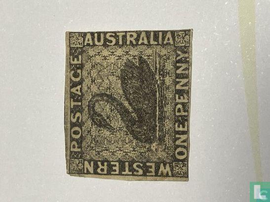 West-Australië - Zwaan - 1854, Postzegels en Munten, Postzegels | Oceanië, Gestempeld, Verzenden