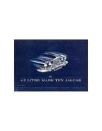 1966 JAGUAR 4.2 LITRE MK X BROCHURE NEDERLANDS, Nieuw, Author