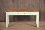 Vintage tafel | Oude eettafel | Witte tafel