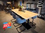 ***SALE*** Bartafel Eiken 240cm + 6 barkrukken compleet, Verzenden, Nieuw
