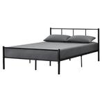 Metalen bedframe Hercules incl. matras zwart 140x200 cm