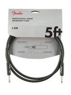 Fender Professional Series instrument kabel 1.5m zwart, Muziek en Instrumenten, Nieuw, Verzenden