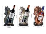 Paardenbeeld Wijnfleshouder – Decoratief Wijnrek voor 1 Fles, Huis en Inrichting, Woonaccessoires | Wijnrekken, Verzenden, Nieuw