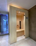 Showroomaanbieding Infrarood sauna met zoutverneveling, Sport en Fitness, Sauna, Complete sauna, Infrarood, Zo goed als nieuw