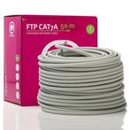 Netwerkkabel | Cat7a S/FTP | 50 meter | Q-Nomic, Computers en Software, Pc- en Netwerkkabels, Verzenden, Nieuw