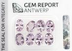 Zonder Minimumprijs - 8 pcs  Spinel  - 7.18 ct - Gem Report, Nieuw