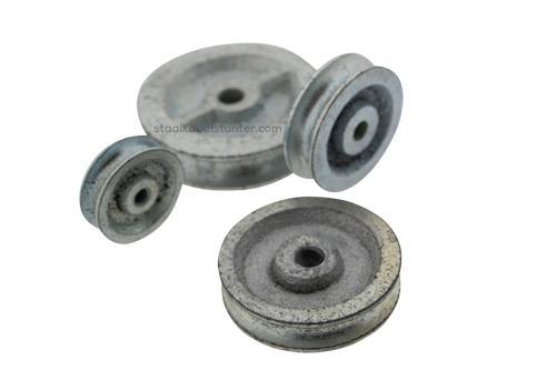 Gietijzeren wiel  of schijf Halfrond  30mm, Doe-het-zelf en Verbouw, IJzerwaren en Bevestigingsmiddelen, Verzenden