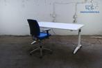 Palmberg | Bureau | Tweedehands | Wit blad | Wit frame | 180, Verzenden, Gebruikt