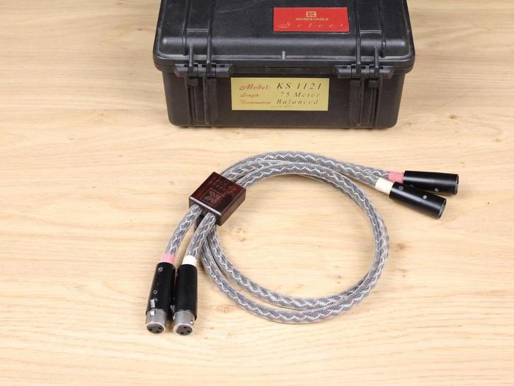 Kimber Kable Select KS-1121 highend audio interconnects XLR, Audio, Tv en Foto, Audiokabels en Televisiekabels, Overige kabels