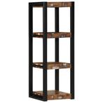 vidaXL Wandschap 35x35x100 cm massief gerecycled hout, Huis en Inrichting, Woonaccessoires | Wandplanken en Boekenplanken, Verzenden
