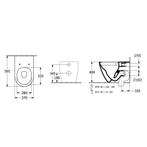 Toilet Villeroy & Boch Subway 3.0 Staand 59.5x37x40 cm Wit, Doe-het-zelf en Verbouw, Sanitair, Ophalen of Verzenden, Nieuw