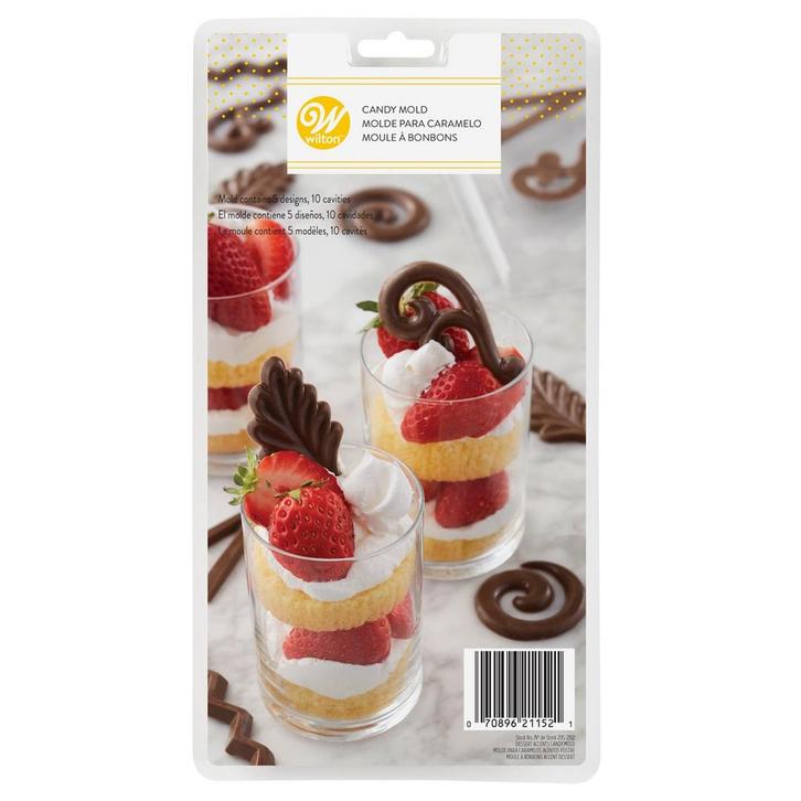 Wilton Chocolademal Galettes (10x), Hobby en Vrije tijd, Taarten en Cupcakes maken, Nieuw, Verzenden