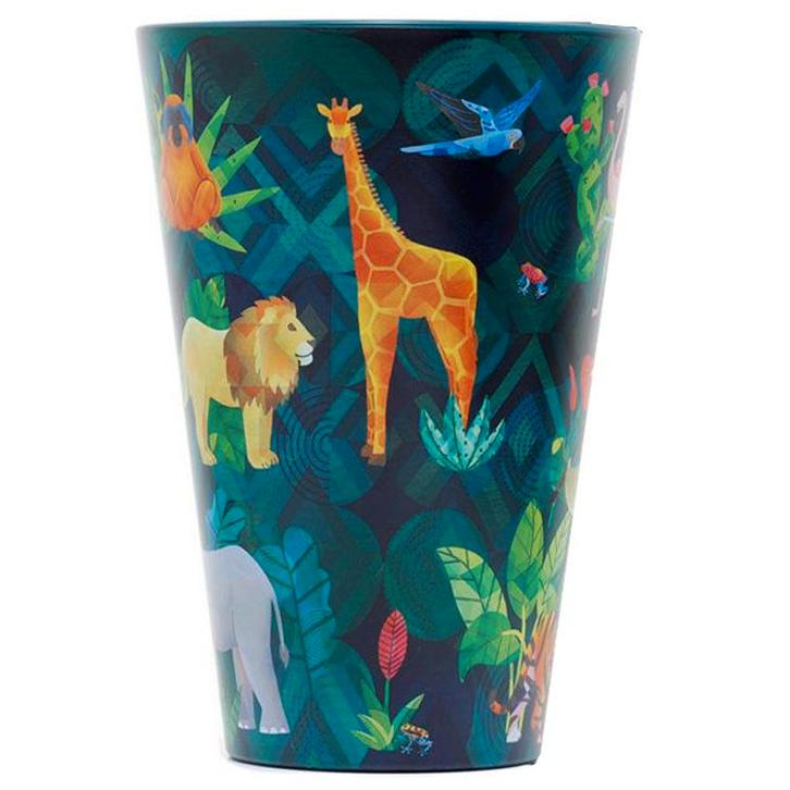 Picknick/Camping Beker RPET - Animal Kingdom - 450ml - 13x9c, Caravans en Kamperen, Kampeeraccessoires, Nieuw, Ophalen of Verzenden