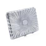 NO RESERVE - Silver-Plated Accordion-Style Card Case - Doos, Antiek en Kunst