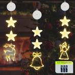 Kerstverlichting Raam Engel, Kerstbel, Rendier - 73-82cm -, Diversen, Kerst, Verzenden, Nieuw