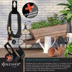 Flexibele Tuinslang - Inc. sproeikop - 30 meter - Zwart, Verzenden, Zo goed als nieuw