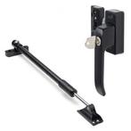 2x Raamsluiting met slot en blinde bevestiging +, Doe-het-zelf en Verbouw, Hang- en Sluitwerk, Verzenden, Nieuw