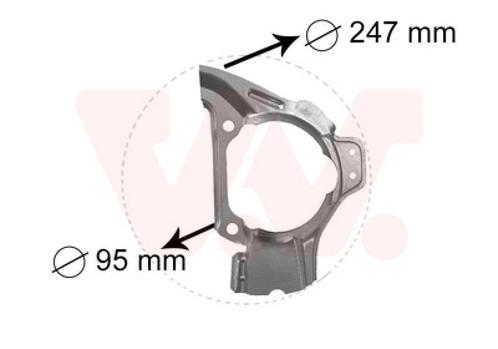 REMSCHIJF BESCHERMER VOOR ALFA ROMEO 145/146 930 1994-2001, Auto-onderdelen, Remmen en Aandrijving, Nieuw, Ophalen of Verzenden