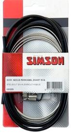 Simson Remkabelset Shimano Nexus Rollerbrake zwart, Fietsen en Brommers, Verzenden, Nieuw