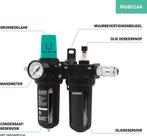 2dekans | VONROC Luchtverzorgingsunit - Perslucht, Doe-het-zelf en Verbouw, Ophalen of Verzenden, Zo goed als nieuw