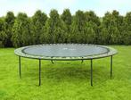 Stevige tuintrampoline 244 cm met veiligheidsnet en ladde..., Ophalen of Verzenden, Nieuw