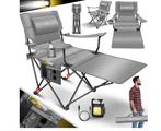 Campingstoel - Visstoel - Vouwstoel - Grijs - KESSER®, Tuin en Terras, Verzenden, Nieuw