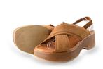 Manfield Sandalen in maat 42 Bruin | 10% extra korting, Kleding | Dames, Schoenen, Bruin, Verzenden, Sandalen of Muiltjes, Zo goed als nieuw
