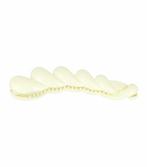 Haarspeld bananenklem - Staartklem druppel vorm 11cm - Crème, Nieuw