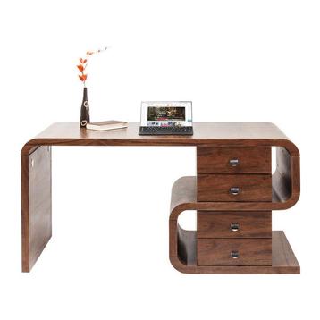 *WOONWINKEL* Kare Design Snake Walnoot Design Bureau Met Lad beschikbaar voor biedingen