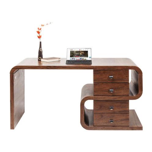 *WOONWINKEL* Kare Design Snake Walnoot Design Bureau Met Lad, Huis en Inrichting, Bureaus, Nieuw, Verzenden