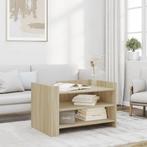 vidaXL Salontafel 80x50x50 cm bewerkt hout sonoma, Verzenden, Nieuw, Overige houtsoorten, 50 tot 100 cm