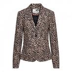 -30% &Co Woman  &Co Woman Blazer copenhagen animal black mul, Kleding | Dames, Jasjes, Kostuums en Pakken, Verzenden, Nieuw