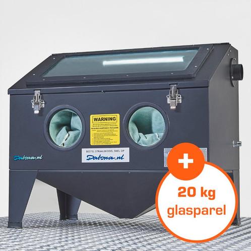 Datona Straalcabine – 175 liter + 20kg glasparel - Datona -, Doe-het-zelf en Verbouw, Overige Doe-het-zelf en Verbouw, Nieuw, Ophalen of Verzenden