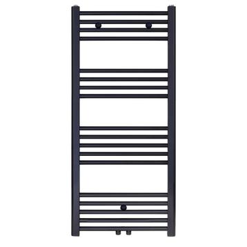 Designradiator Nile Gobi 120x40cm Geborsteld Mat Zwart beschikbaar voor biedingen