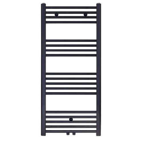 Designradiator Nile Gobi 120x40cm Geborsteld Mat Zwart, Doe-het-zelf en Verbouw, Sanitair, Ophalen of Verzenden