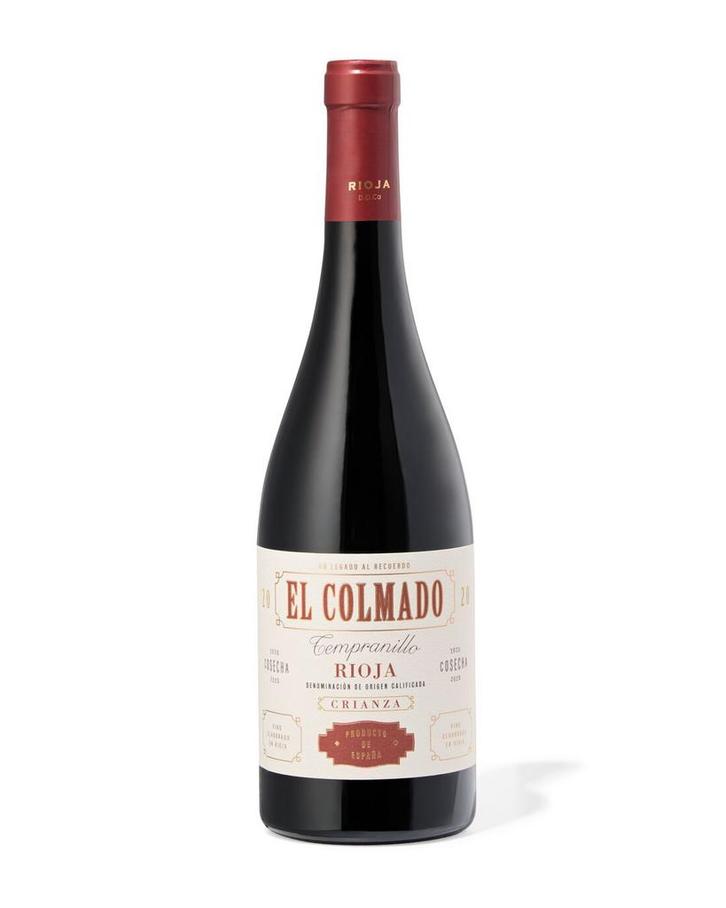 Merk wijn Rioja crianza El Colmado DOCa 0.75L 2e halve prijs, Diversen, Levensmiddelen, Verzenden