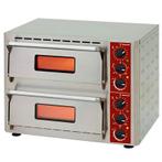 Elektrische pizza-oven, 2 kamers (3+3 kw) 430x430xh100 mm |, Verzenden, Nieuw in verpakking