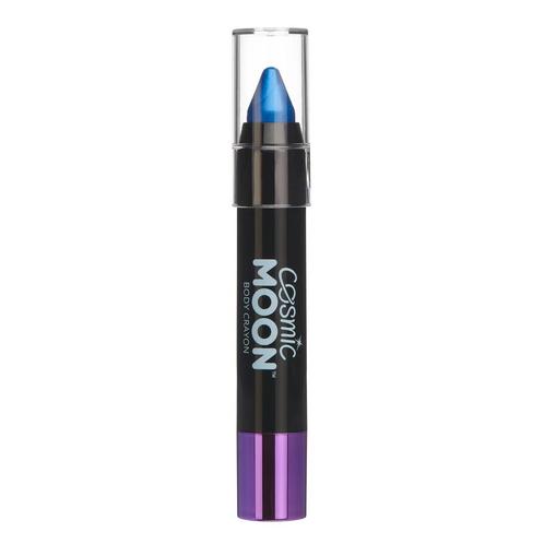 Cosmic Moon Metallic Body Crayons Blue 3.2g, Hobby en Vrije tijd, Feestartikelen, Nieuw, Verzenden