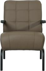 Bruine leren industriële retro stoel - Toledo Leer Lever (br, Huis en Inrichting, Fauteuils, Nieuw, Ophalen of Verzenden, 50 tot 75 cm