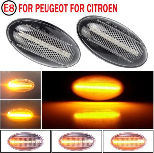 Dynamisch knipperlicht WIT Peugeot 307 206 407 107 607, Auto-onderdelen, Verlichting