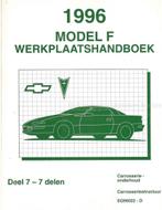 1996 CHEVROLET CAMARO | PONTIAC FIREBIRD WERKPLAATSHANDBOEK, Auto diversen, Handleidingen en Instructieboekjes