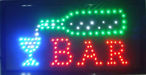 Bar drank cafe LED bord lamp verlichting lichtbak reclamebor, Verzamelen, Merken en Reclamevoorwerpen, Nieuw, Verzenden