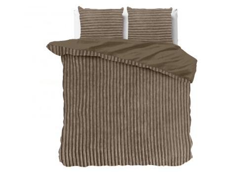 Rib Teddy Taupe, Huis en Inrichting, Slaapkamer | Beddengoed