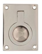 Intersteel Luikring recht 65mm x 49mm nikkel, Doe-het-zelf en Verbouw, Hang- en Sluitwerk, Verzenden, Nieuw