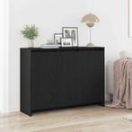 vidaXL Dressoir Zwart 102 x 33 x 75 cm Bewerkt hout, Verzenden, Nieuw, Overige houtsoorten, Minder dan 50 cm