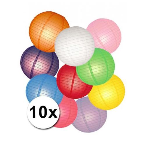 Pakket met gekleurde lampionnen - Lampionnen, Hobby en Vrije tijd, Feestartikelen, Verzenden