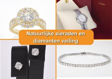 NU op Onlineveilingmeester.nl:  Diamanten en sieraden! beschikbaar voor biedingen