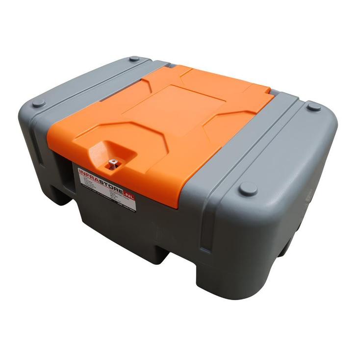 Infrastore 200 liter mobiele Dieseltank 12 Volt met kap, Zakelijke goederen, Machines en Bouw | Kranen en Graafmachines, Verzenden